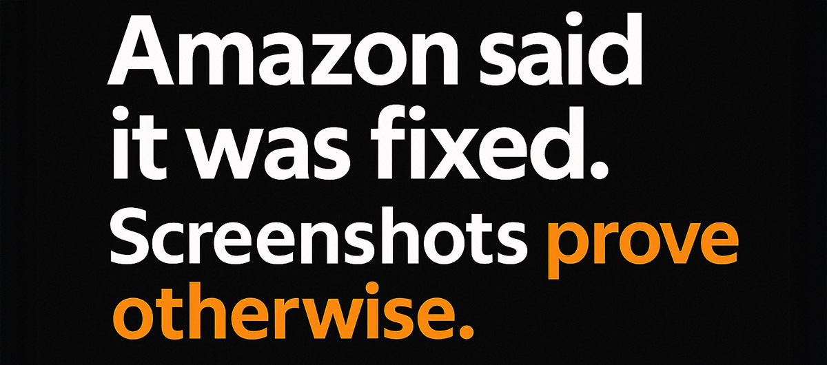 Amazon KDP: Even when they say it’s fixed, it isn’t