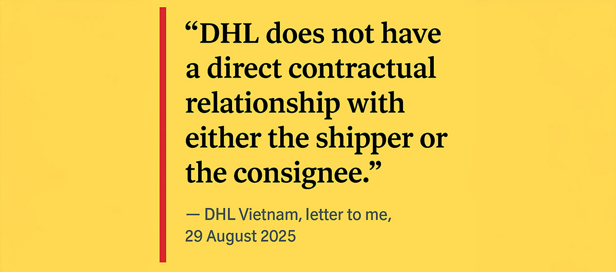 DHL Vietnam’s reply—and my open response