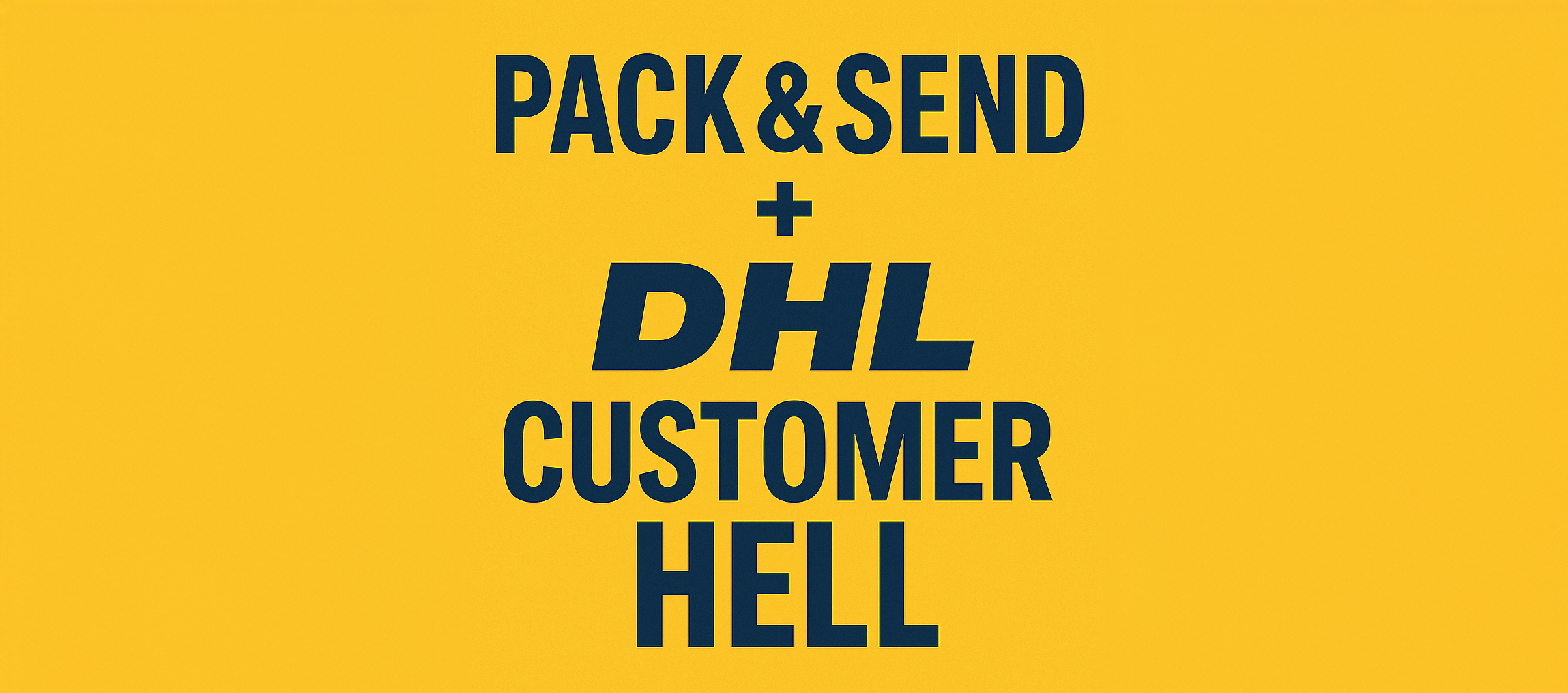 Pack & Send and DHL: A case study in incompetence, indifference, and disrespect
