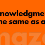 Amazon: Acknowledgment is not the same as action