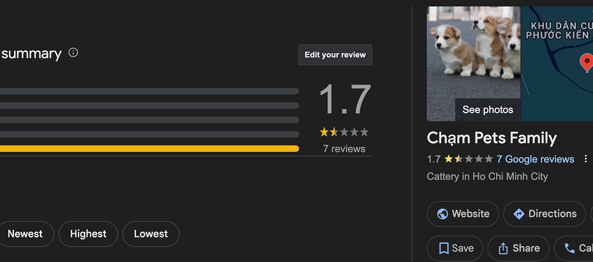 When consumer expectations and business practices diverge: a case study